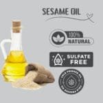 cold and wood pressed sesame oil