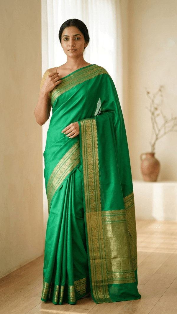 semi silk saree